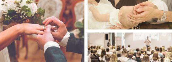 Para eventos