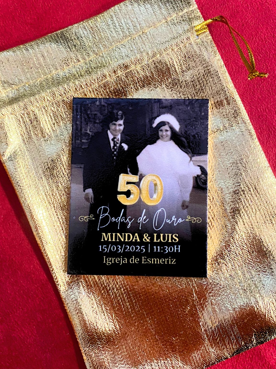 Azulejo Magnético "Save the Date" Personalizado