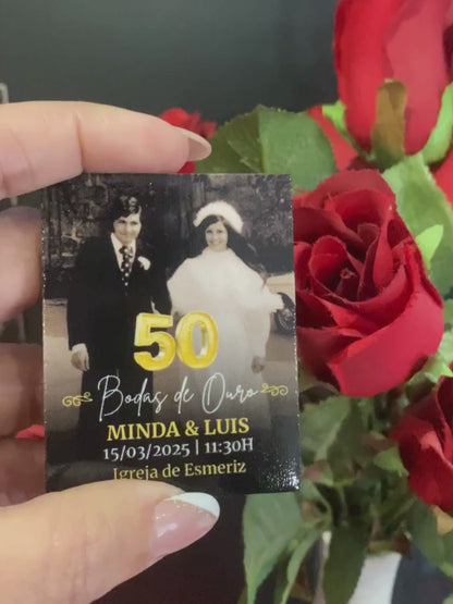 Azulejo Magnético "Save the Date" Personalizado